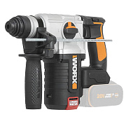 Перфоратор аккумуляторный бесщеточный WORX WX380, 20В, 4Ач x2, ЗУ 2А, кейс