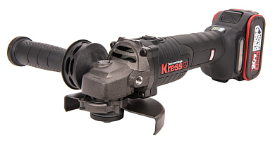 Угловая шлифовальная машина KRESS, KU801, 20В, 2*4,0 А/ч, кейс