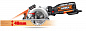 Дисковая пила WORX WX427 220V WORXSaw 710Вт 120мм электрическая