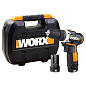 Дрель-шуруповерт WORX WX128 12V 25Нм аккумуляторная