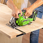 Дисковая пила акк. Greenworks GD24CS165, 24V,б/щет,165х20мм, 4800 об/мин, рез 57мм, без АКБ и ЗУ