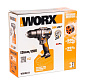 Дрель-шуруповерт аккумуляторная бесщёточная WORX WX102.9, 20В, 60Нм, без АКБ и ЗУ