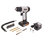 Шуруповерт аккумуляторный WORX WX104.2 12В, 1,5 Ач, ЗУ 1А, аксессуары, коробка
