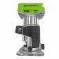 Фрезер кромочный акк. Greenworks G24RO, 24V, б/щет, 10000-30000, 6/6,35/8 мм, ход 20мм, без АКБ и ЗУ