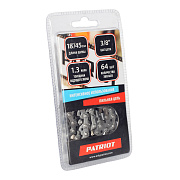 Цепь PATRIOT 91VS-64E, 3/8" 1.3мм 64 звена (блистер)Цепь; шаг: 3/8"; толщина приводного звена: 1,3мм