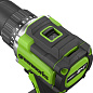 Дрель-шуруповерт акк. Greenworks DD560, 24V, б/щет, 30/60 Нм, 13мм, Anti-kickback, 1х4Ач,ЗУ, кор