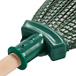 Метла полипропиленовая, 295х255х1490 мм, веерная, деревянный черенок, Россия// Сибртех