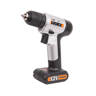 Шуруповерт аккумуляторный WORX WX104.2 12В, 1,5 Ач, ЗУ 1А, аксессуары, коробка