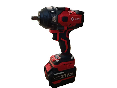 Гайковерт аккумуляторный бесщеточный KEN BL7523-60R (2х6.0Ач, 850Нм, З/У, кейс)