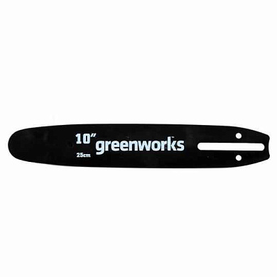 Шина для высоторезов/сучкорезов и цепных пил Greenworks 25 см, (29577, 3/8 1,3 40 зв.)