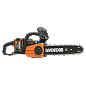 Цепная пила аккумуляторная WORX WG384E, 40В, 35 см, бесщеточная, 2*2,0 Ач, двойное ЗУ 2x2A