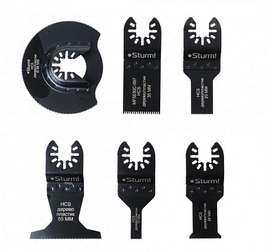 Набор насадок для МФИ, 6 шт, по дереву Sturm!