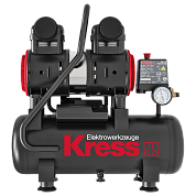 Компрессор воздушный безмаслянный KRESS KP110, 1000 Вт, 8л.