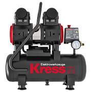 Компрессор воздушный безмаслянный KRESS KP110, 1000 Вт, 8л.