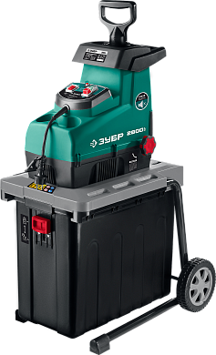 Измельчитель садовый электрический ЗУБР 2800 Вт ЗИЭ-44-2800