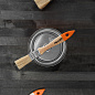 Кисть плоская Slimline 3/4" (20 мм), натуральная щетина, деревянная ручка Sparta