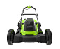 Газонокосилка аккумуляторная Greenworks GD24X2LM411, 2х24V, 41 см, бесщеточная, без АКБ и ЗУ