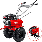 Бензиновый мотоблок ЗУБР, увеличенные колеса, 7 л.с. МТБ-300 У