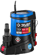 Дренажный насос ЗУБР НПЧ-Т7-250, с минимальным уровнем откачки до 1мм, АкваСенсор, 250 Вт