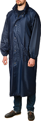 Плащ-дождевик STAYER 11612-52, нейлоновый на молнии, синий цвет, размер 52-54