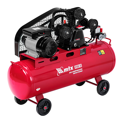 Компрессор воздушный ременный привод КР3000/100 3,0 кВт, 100 литров, 510 л/мин МТХ