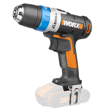 Дрель-шуруповерт аккумуляторная WORX AiDrill WX178.9, 20В, без АКБ и ЗУ