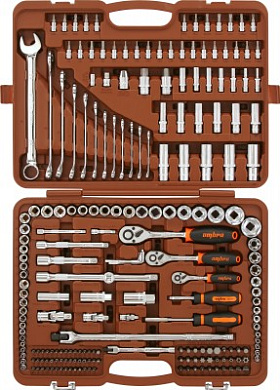Набор инструмента универсальный 1/4", 3/8", 1/2"DR, 216 предметов Ombra