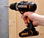 Дрель-шуруповерт ударная аккумуляторная WORX WX371.3, 20В, 40Нм, 1.5Ач x2, сумка