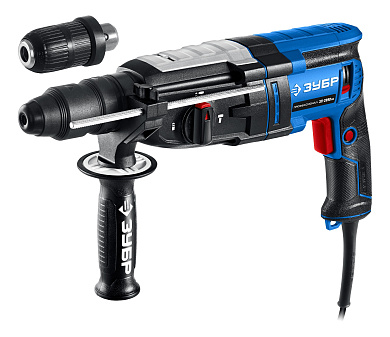 Перфоратор SDS Plus + БЗП ЗУБР 28 мм, 900 Вт