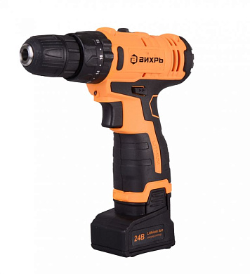 Дрель-шуруповерт ударный ВИХРЬ ДА-24Л-2КУ