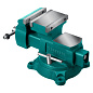 Слесарные тиски KRAFTOOL Reversible 140 мм, расход 273 мм 32705-140