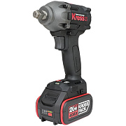 Гайковерт аккумуляторный бесщеточный KRESS KU270.9, 20В, без АКБ и ЗУ