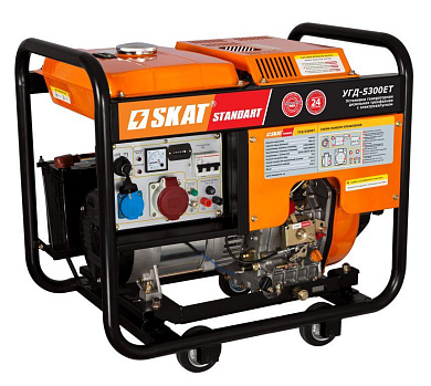 Генератор дизельный СКАТ УГД-5300Е PROFF