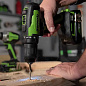 Дрель-шуруповерт акк. Greenworks GD24DD35, 24V, б/щет, 29/35Нм,2x2Ач,ЗУ,кор (3704007CUC)