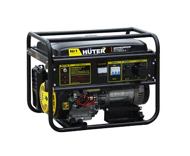 Генератор бензиновый HUTER DY11000LX-3-электростартер (380В)