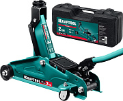 Домкрат подкатной KRAFTOOL STARK 2т 135-340мм в кейсе