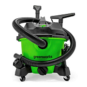 Строительный пылесос G120WDV 220V, 34л, 1200Вт, сух/влаж уборка, 225 мбар, 180 м3/час