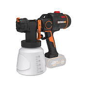 Краскопульт аккумуляторный, бесщеточный WORX WX020.9, 20В, без АКБ и ЗУ