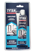 Герметик санитарный силиконовый белый 85 мл TYTAN Professional