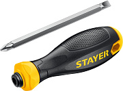Переставная отвертка STAYER Hercules PH2/SL6 80 мм