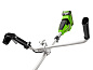 Триммер аккумуляторный Greenworks GD40BCB, 40V, 40 см, бесщеточный, с 1хАКБ 4Ач и ЗУ (2105707UB)
