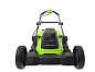 Газонокосилка аккумуляторная Greenworks GD24X2LM411, 2х24V, 41 см, бесщеточная, c 2хАКБ 4Ач и ЗУ