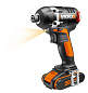 Винтоверт аккумуляторный WORX BL WX292, 20В, бесщеточный, 2Ач x2, кейс