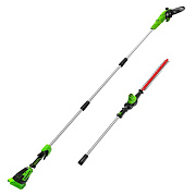 Высоторез-Кусторез аккумуляторный Greenworks, 2 в 1, 40V, без АКБ и ЗУ, арт. 1303907