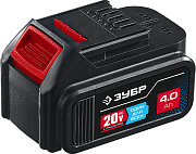 Аккумуляторная батарея ЗУБР 20В, Li-Ion, 4Ач, тип T7, Профессионал
