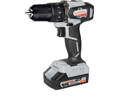 Дрель-шуруповерт ИНТЕРСКОЛ ДАУ-13/18ВК (ударн, бесщ.) АКБ 2*1,5Ач, ЗУ