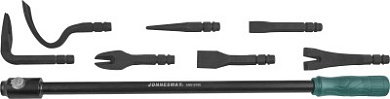 Монтажная лопатка со сменными насадками в наборе, 8 предметов Jonnesway
