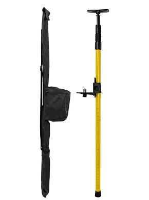 Штанга распорная для лазерного уровня Profipower 3м (крепление, переходник, в чехле)