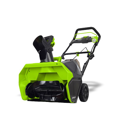 Снегоуборщик аккумуляторный Greenworks GD40STK5, 40V, 51 см, бесщеточный, с 1хАКБ 5 Ач и ЗУ