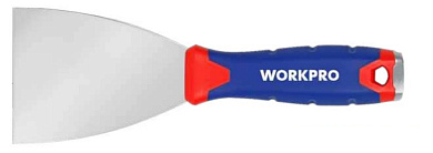 Шпатель гибкий из нержавеющей стали 40мм WP321009 //WORKPRO